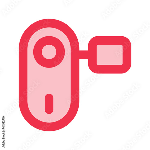 handycam recorder outline fill icon