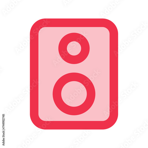 speaker outline fill icon