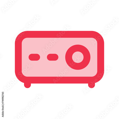 amplifier outline fill icon