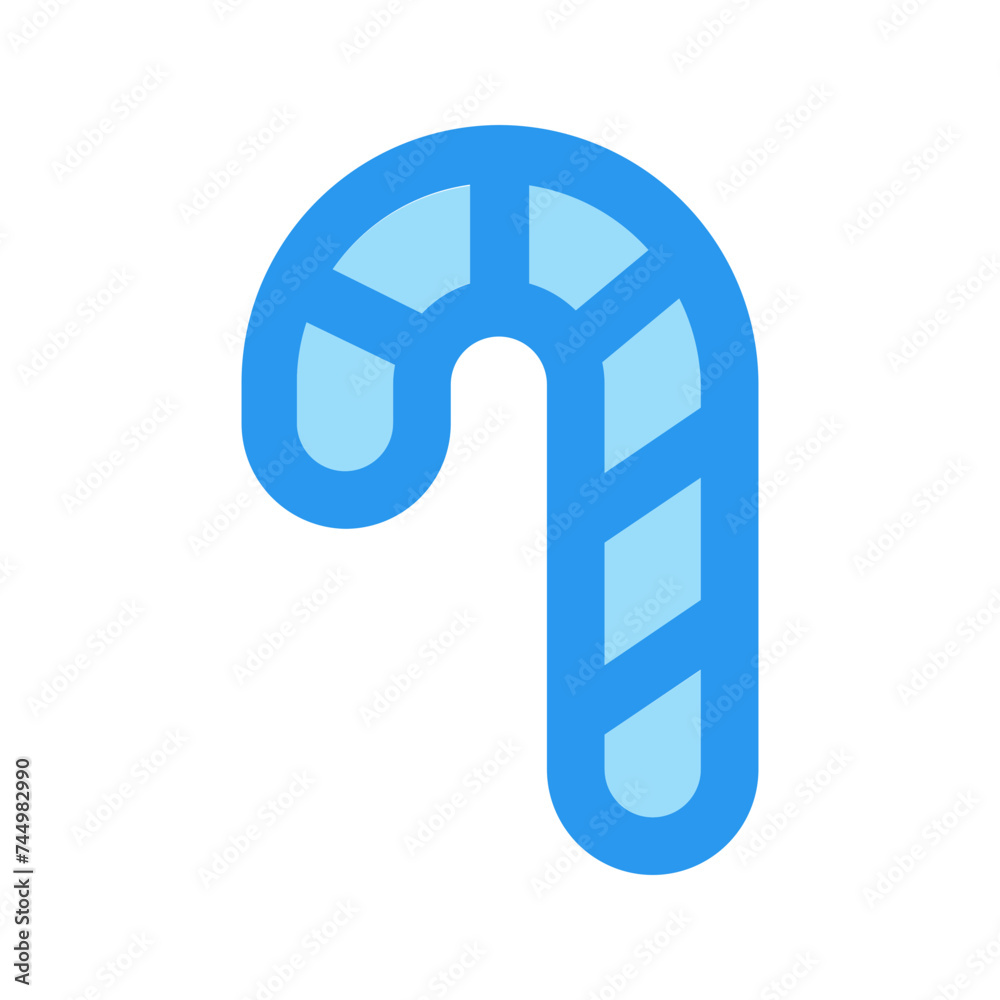 candy cane outline fill icon candy cane outline fill icon