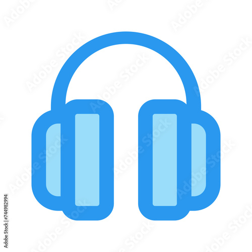 ear muffs outline fill icon