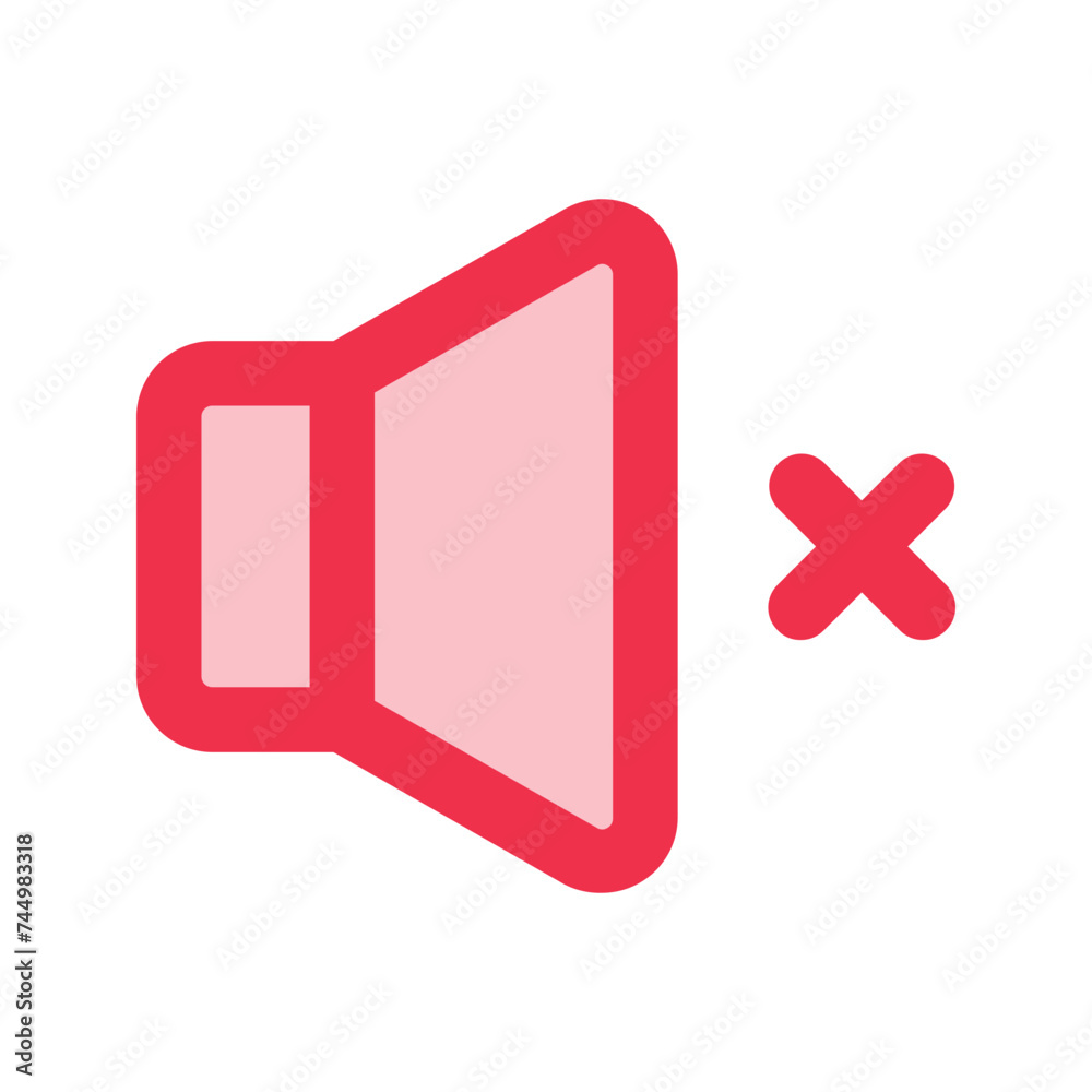 mute outline fill icon mute outline fill icon