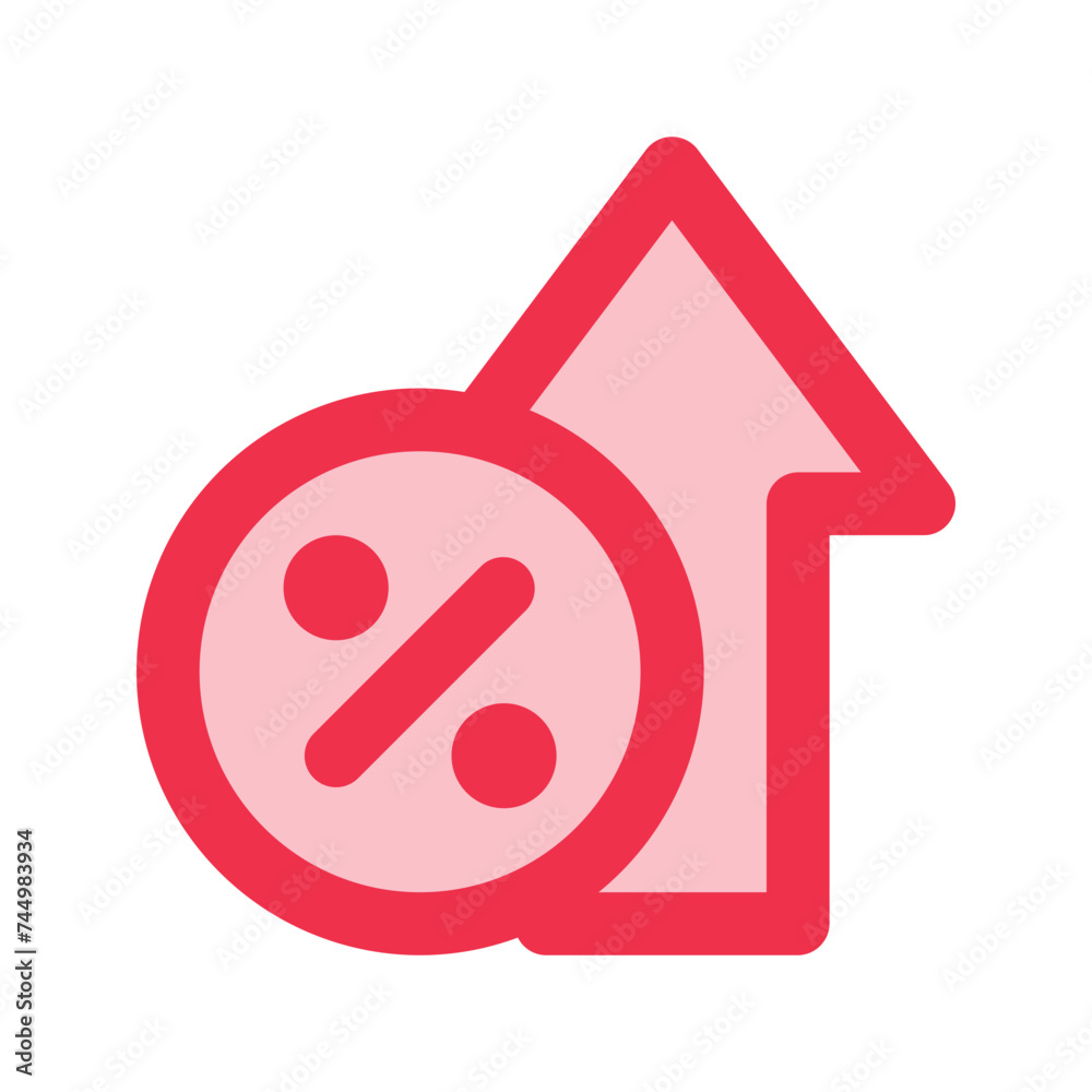interest rate outline fill icon interest rate outline fill icon