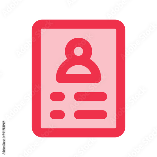 resume outline fill icon