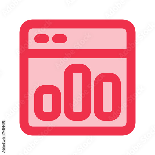 summary outline fill icon