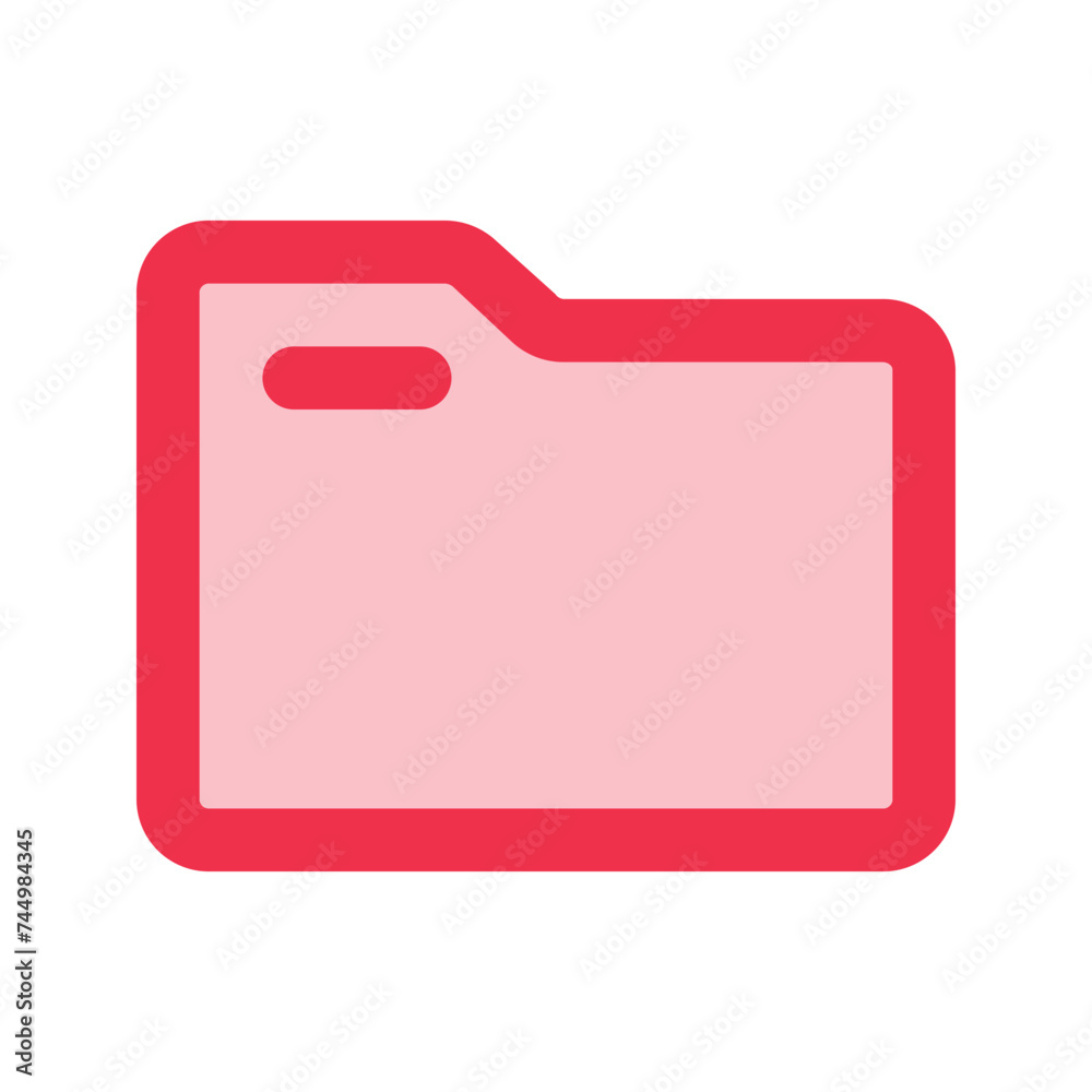 folder outline fill icon