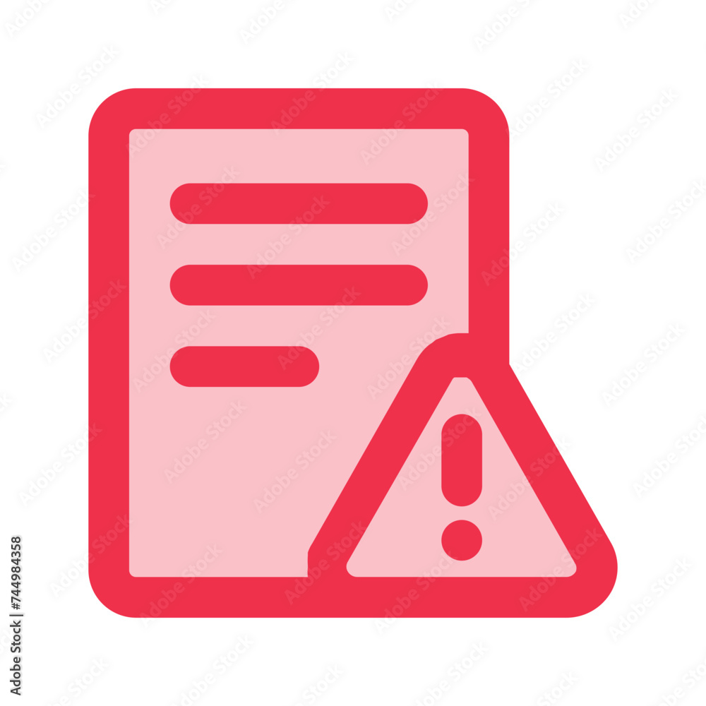 risks outline fill icon