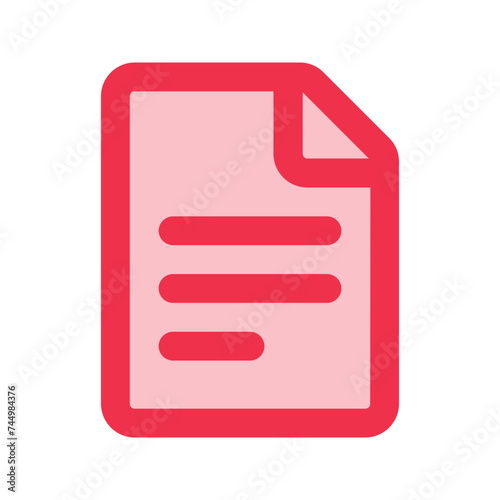 assignment outline fill icon