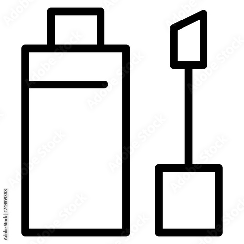 Lip Gloss icon from makeup and beauty collection