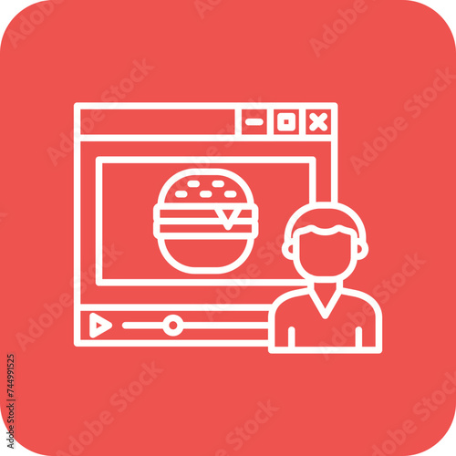Food blogger Icon