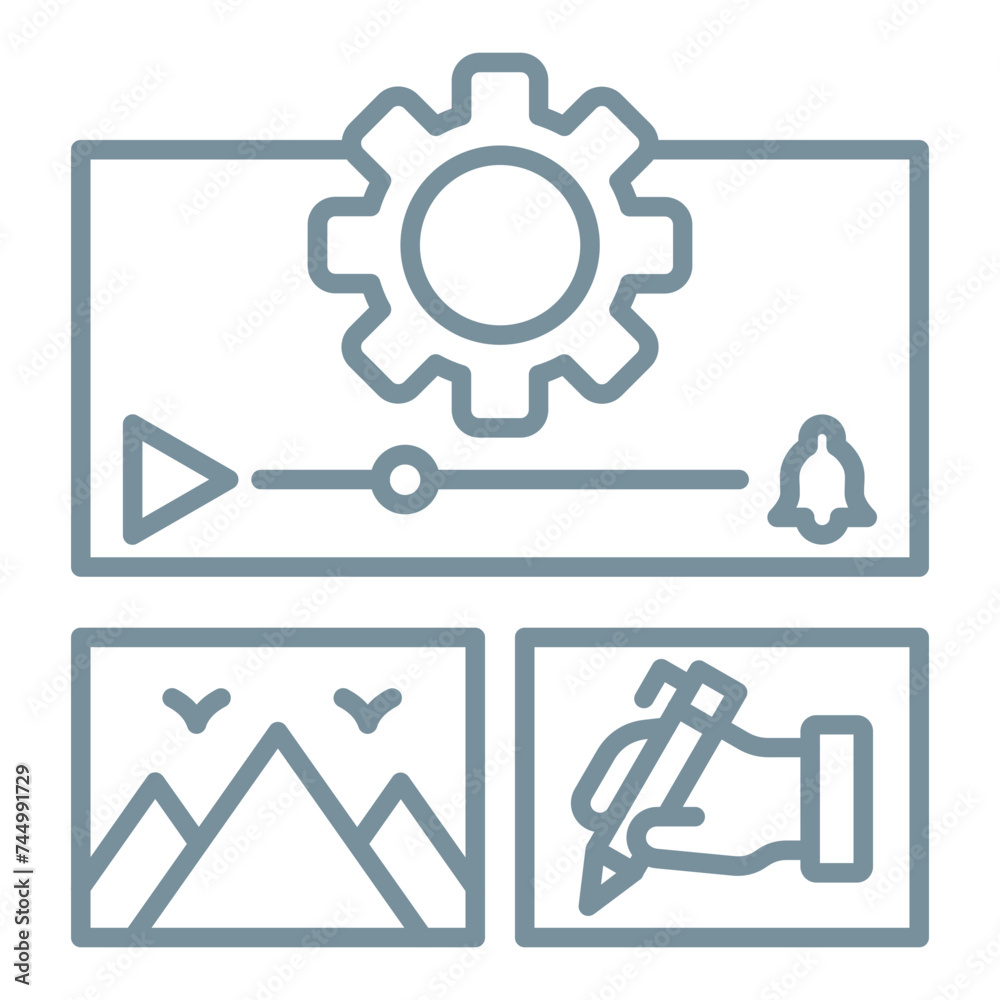 Content management Icon Content management Icon