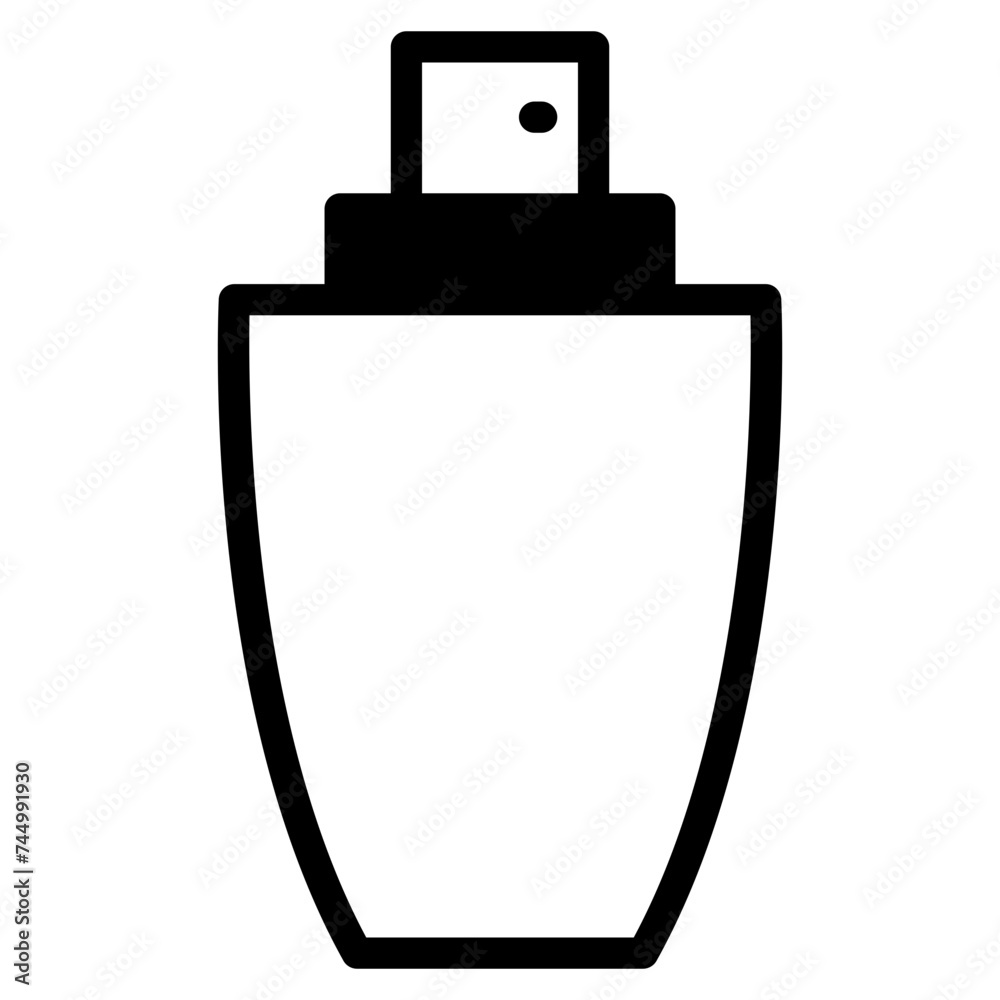 Obraz premium Perfume spray bottle icon