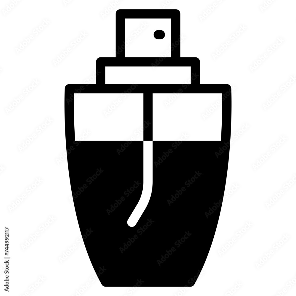 Obraz premium Perfume spray bottle icon