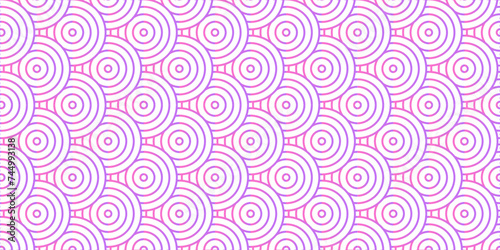 Modern diamond geometric waves spiral pattern and abstract circle wave transparent lines. pink seamless tile stripe geomatics create retro square line backdrop pattern background. Overlapping Pattern.