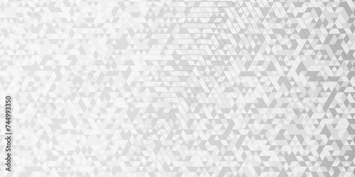 Abstract geometric background vector seamless technology gray and white background. Abstract geometric pattern gray Polygon Mosaic triangle Background, business and corporate background.