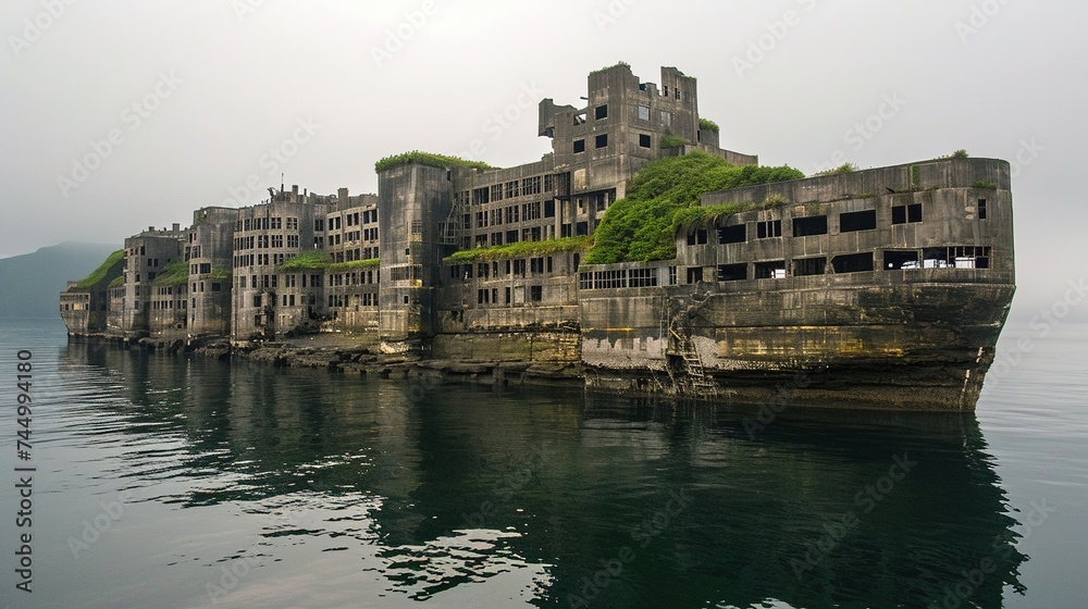 Fototapeta premium A Mysterious Island Abandoned for Centuries 