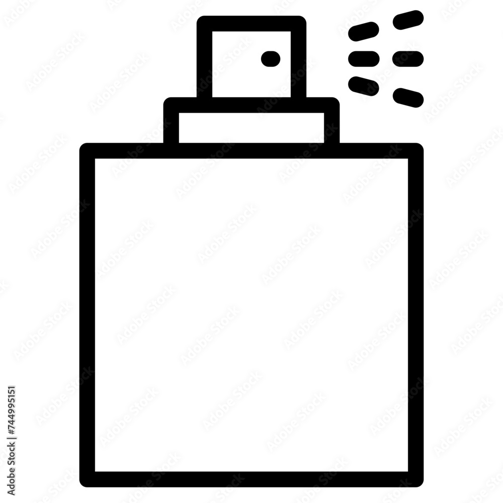 Perfume spray bottle icon Perfume spray bottle icon