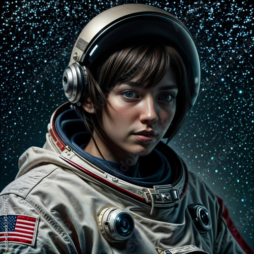 The astronaut