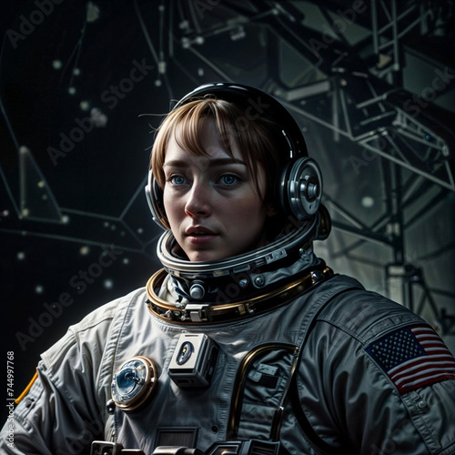 The astronaut