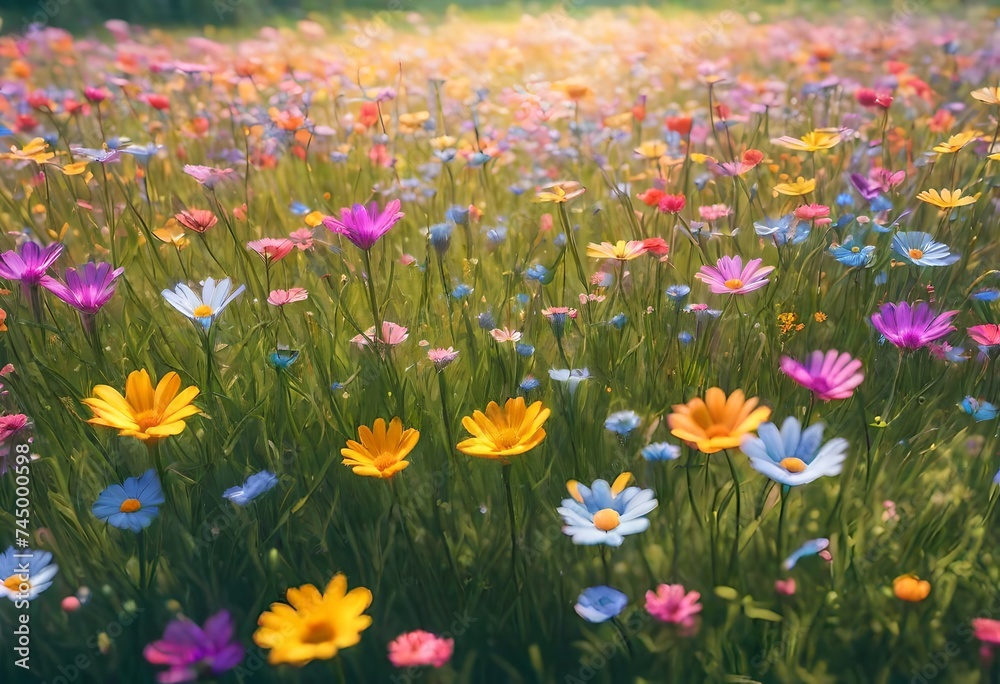 field of flowers