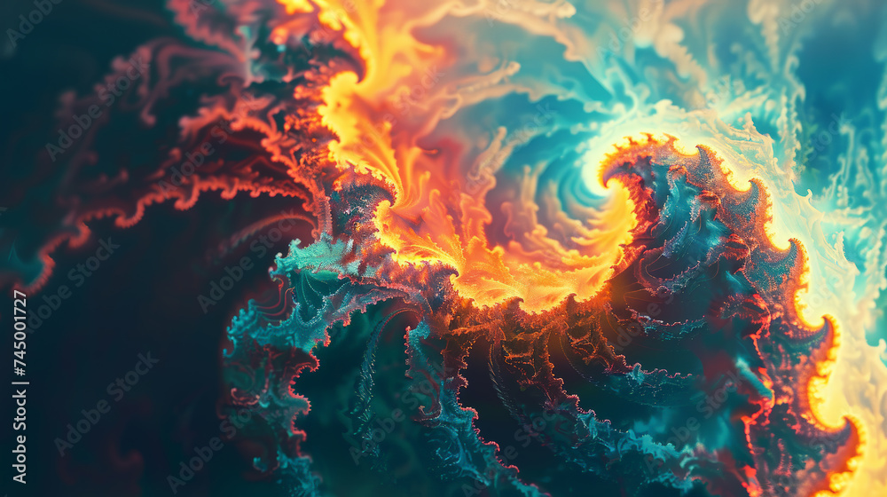 Fluidic Fractal: Ferrofluidal Wonder. Generative AI Fluidic Fractal: Ferrofluidal Wonder. Generative AI