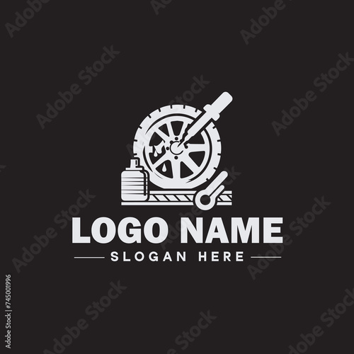  Automotive logo Auto shop logo auto dealership logo auto repair logo Icon clean flat modern minimalist business vehicle logo editable vector