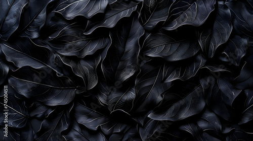 dark leaves background 