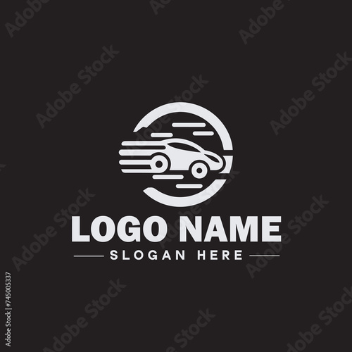  Automotive logo Auto shop logo auto dealership logo auto repair logo Icon clean flat modern minimalist business vehicle logo editable vector