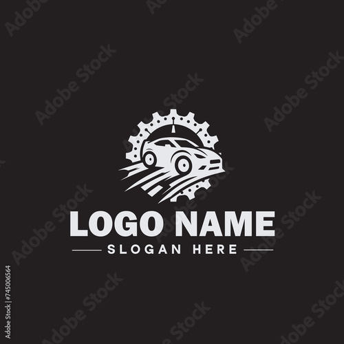  Automotive logo Auto shop logo auto dealership logo auto repair logo Icon clean flat modern minimalist business vehicle logo editable vector