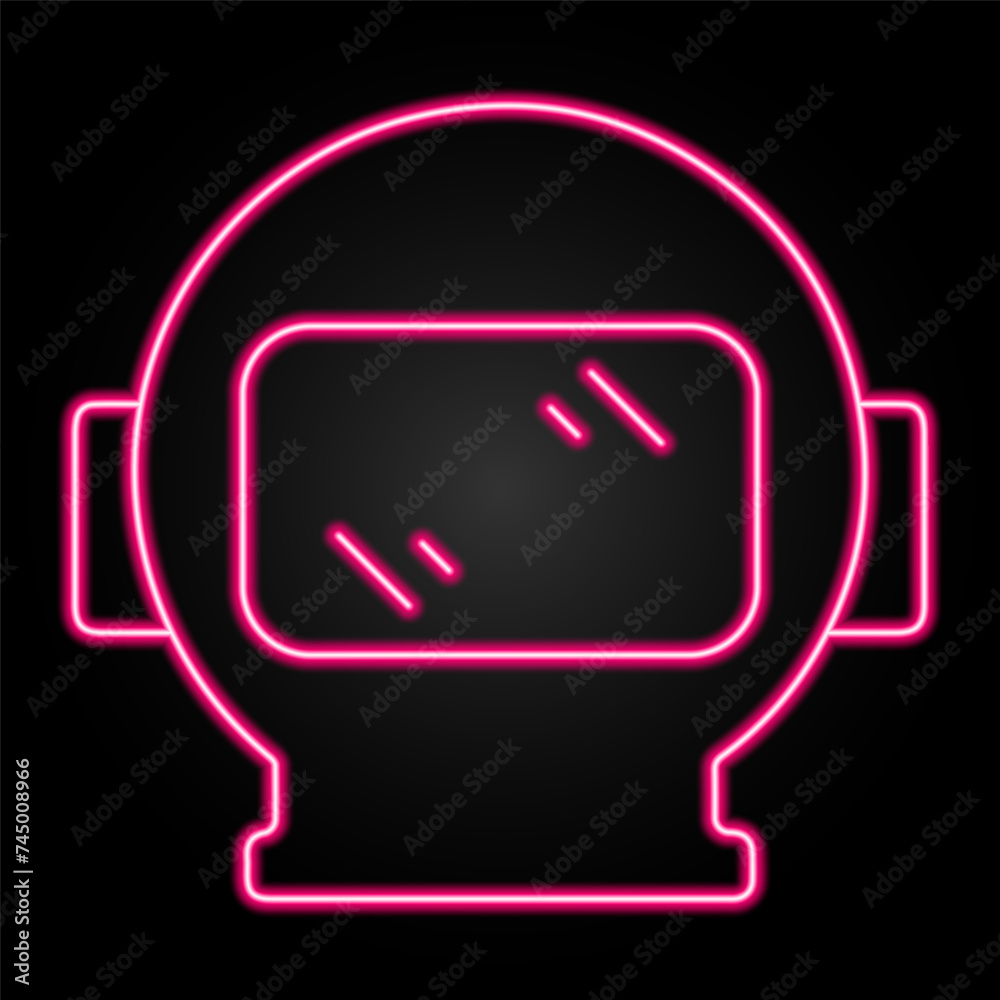 astronaut neon sign, modern glowing banner design, colorful modern design trend on black background. Vector illustration. astronaut neon sign, modern glowing banner design, colorful modern design trend on black background. Vector illustration.