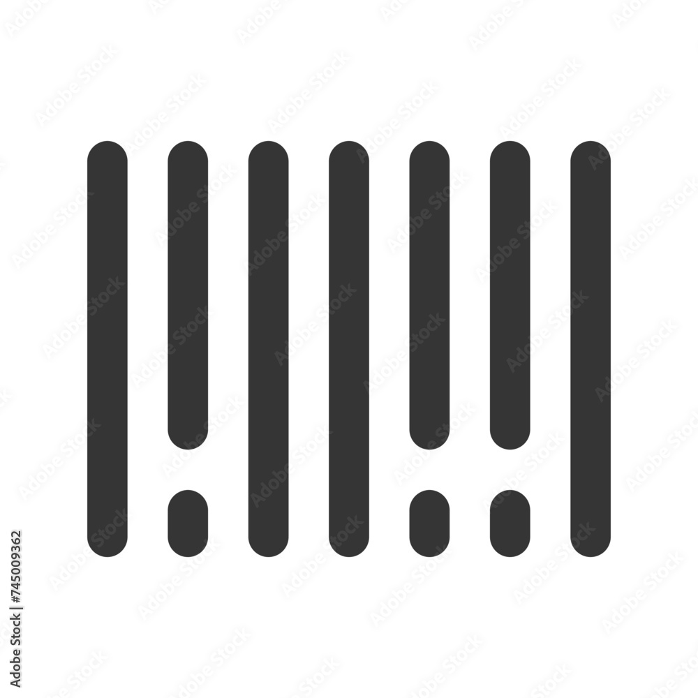 barcode line color icon barcode line color icon