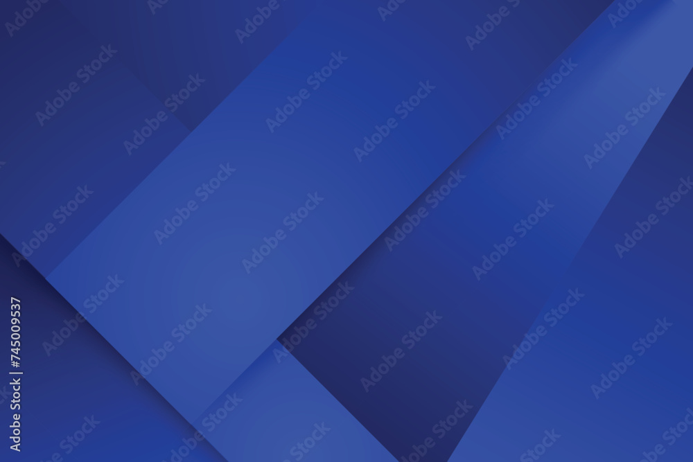 Vector minimal geometric gradient blue stripe shape background