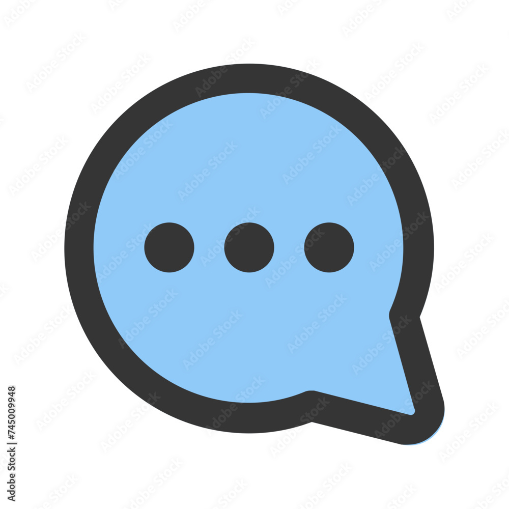 conversation line color icon conversation line color icon