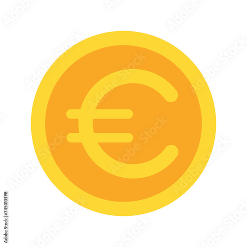euro Flat icon