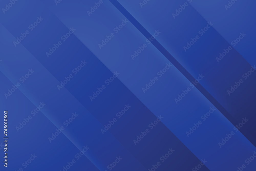 Obraz premium Vector minimal geometric gradient blue stripe shape background