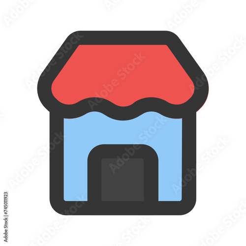 marketplace line color icon