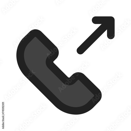 outgoing call line color icon
