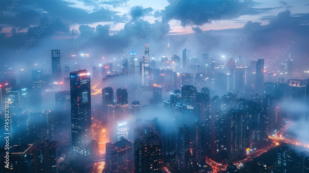Visualize a world where cloud computing and IoT revolutionize urban living, from smart homes to connected cities, driving sustainability and efficiency Visualize a world where cloud computing and IoT revolutionize urban living, from smart homes to connected cities, driving sustainability and efficiency