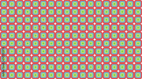 Abstract Seamless Square Colorful Pattern Design