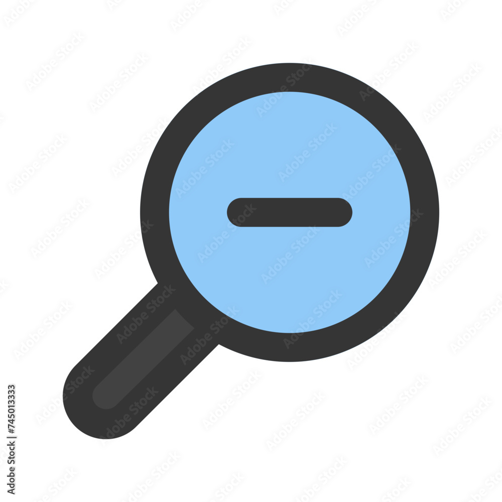 zoom out line color icon zoom out line color icon