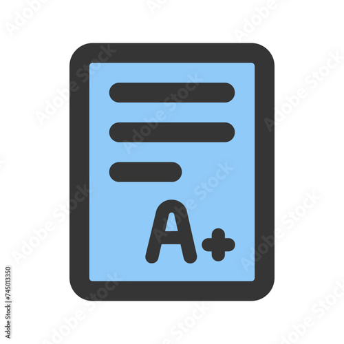 report card line color icon