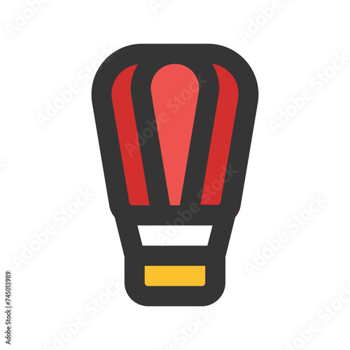 sky lantern line color icon