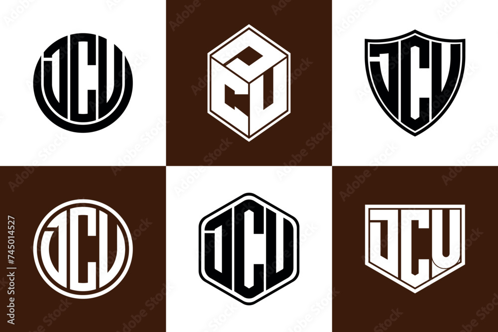 DCU initial letter geometric shape icon logo design vector. monogram, letter mark, circle, polygon, shield, symbol, emblem, elegant, abstract, wordmark, sign, art, typography, icon, geometric, shape DCU initial letter geometric shape icon logo design vector. monogram, letter mark, circle, polygon, shield, symbol, emblem, elegant, abstract, wordmark, sign, art, typography, icon, geometric, shape