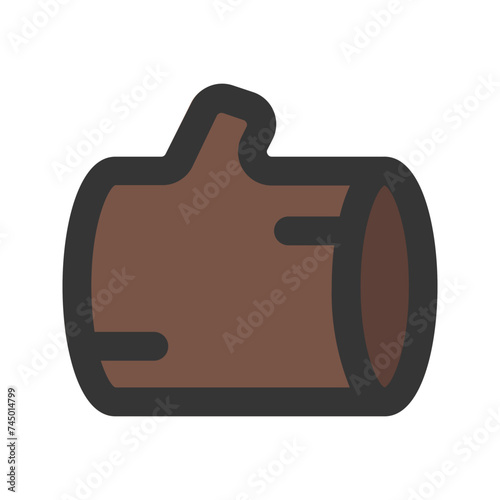 trunks line color icon