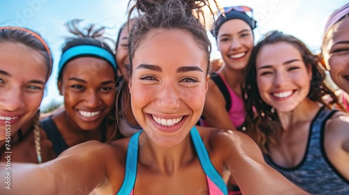 greek society technology Capture gratitude in selfies shared through fitness apps celebrating every milestone of your wellness journey photo