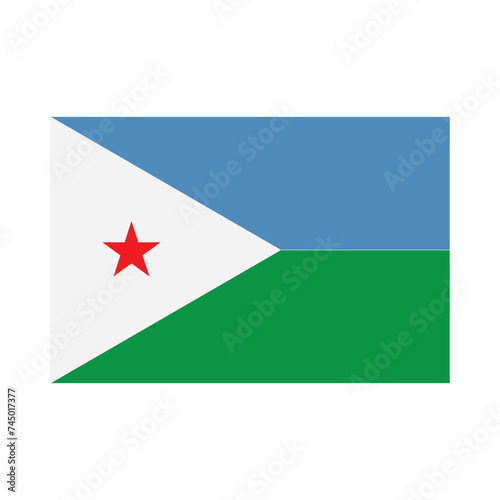 Djibauti country flag Free Download Djibauti country flag - GFXLoad