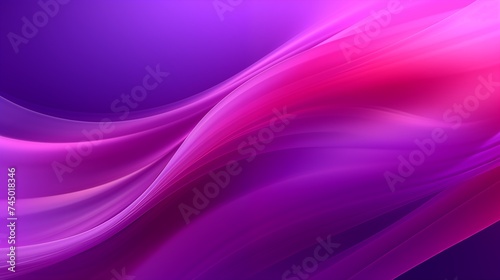 Abstract purple neon background with colorful gradient and pink wave background