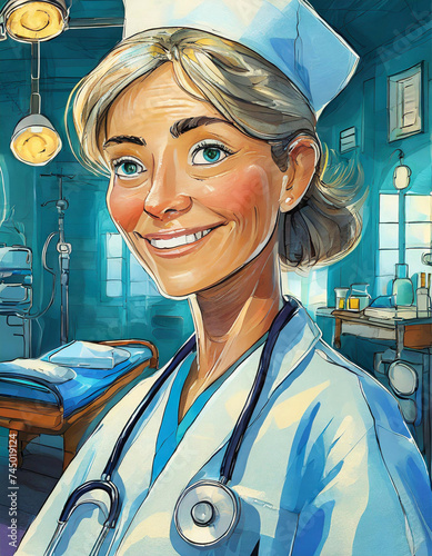 portrait of a female doctor
