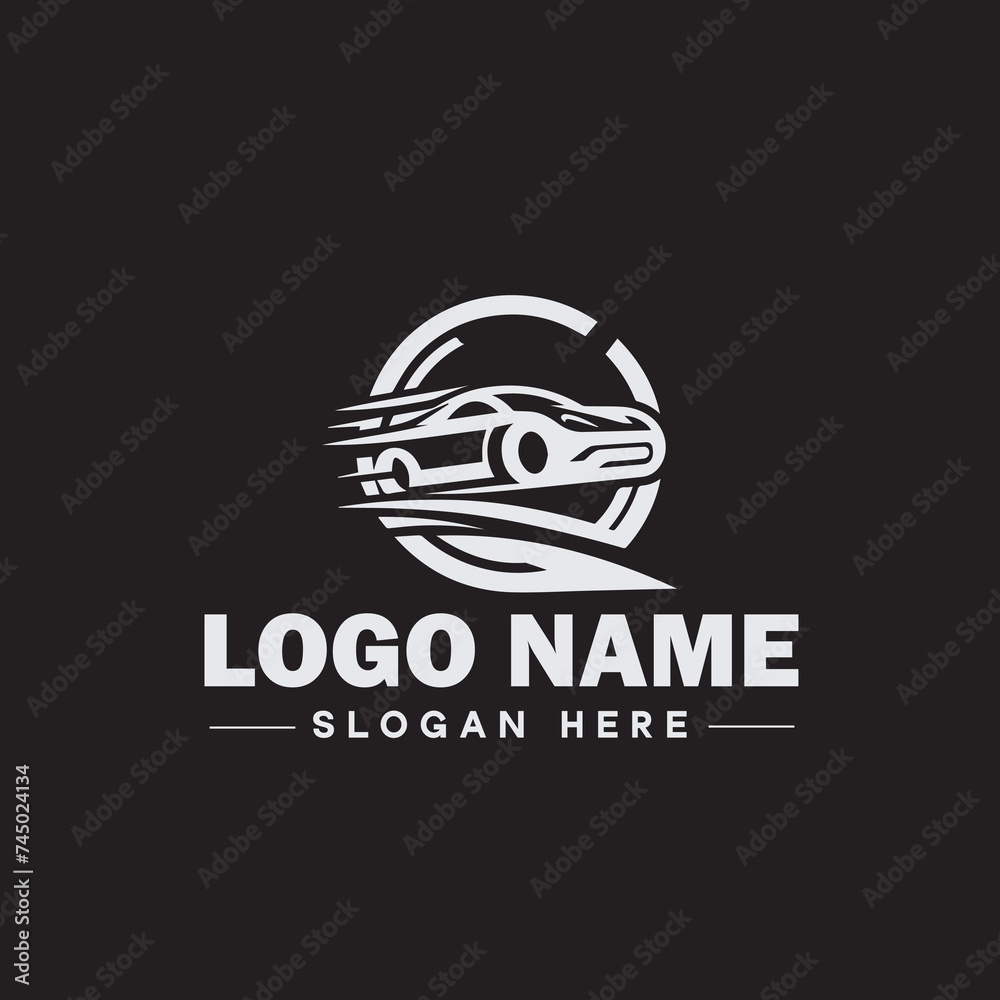 Automotive logo Auto shop logo auto dealership logo auto repair logo Icon clean flat modern minimalist business vehicle logo editable vector Automotive logo Auto shop logo auto dealership logo auto repair logo Icon clean flat modern minimalist business vehicle logo editable vector