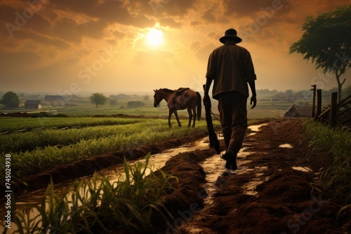 lifestyle of farmers the charm of nature photo
